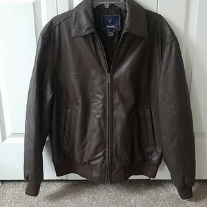 Faconnable Lambskin Leather Jacket